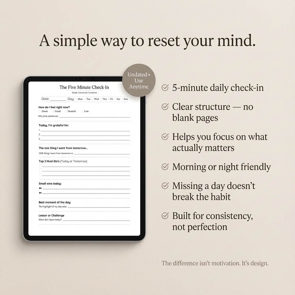 The Five Minute Check-In™